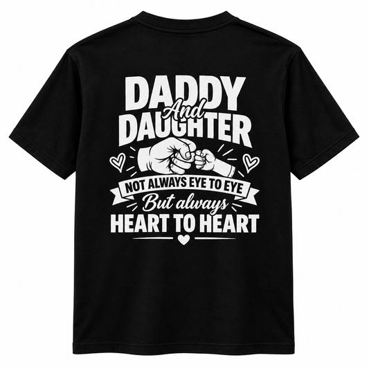 Daddy & Daughter – Heart to Heart T-Shirt